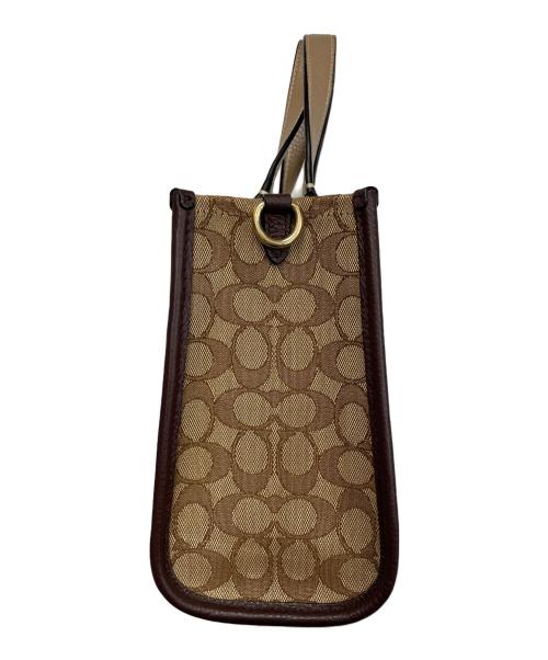 COACH（コーチ）COACH (コーチ) ショルダーバッグ ベージュ×ピンクの古着・服飾アイテム