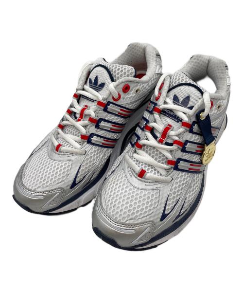 adidas（アディダス）adidas (アディダス) Sporty & Rich × adidas Adistar Cushion ホワイト×ネイビー サイズ:23の古着・服飾アイテム