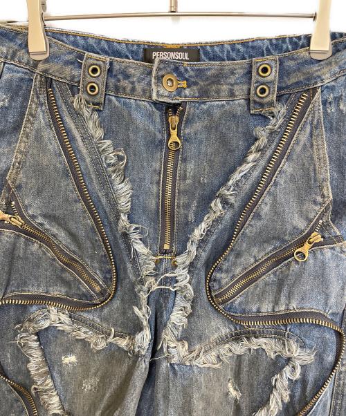PERSONSOUL（パーソンソウル）PERSONSOUL (パーソンソウル) デニムパンツ インディゴ サイズ:5の古着・服飾アイテム