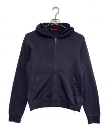 PRADA SPORTS（プラダスポーツ）の古着「ナイロン切替ジップパーカー」｜ネイビー