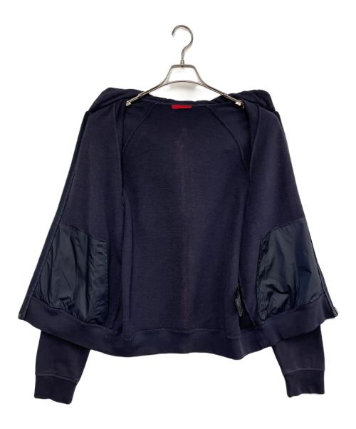 PRADA SPORTS（プラダスポーツ）PRADA SPORTS (プラダスポーツ) ナイロン切替ジップパーカー ネイビー サイズ:Mの古着・服飾アイテム