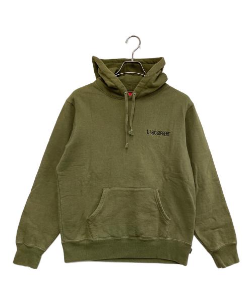 SUPREME（シュプリーム）SUPREME (シュプリーム) 葵産業 (アオイインダストリー) 1-800 Hooded Sweatshirt オリーブ サイズ:Sの古着・服飾アイテム