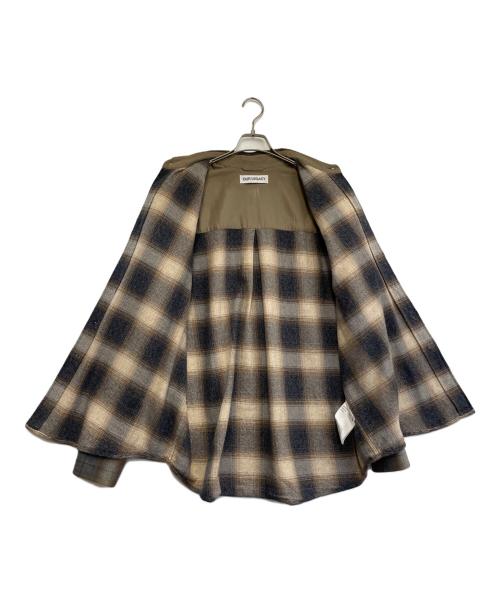 OUR LEGACY（アワーレガシー）OUR LEGACY (アワーレガシー) ABOVE SHIRT ベージュ×グレー サイズ:48の古着・服飾アイテム