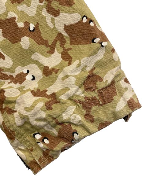 A BATHING APE（アベイシングエイプ）A BATHING APE (アベイシングエイプ) M-65ミリタリージャケット ベージュ×ブラウン サイズ:Lの古着・服飾アイテム