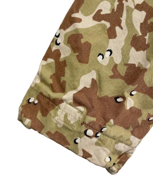 A BATHING APE（アベイシングエイプ）A BATHING APE (アベイシングエイプ) M-65ミリタリージャケット ベージュ×ブラウン サイズ:Lの古着・服飾アイテム