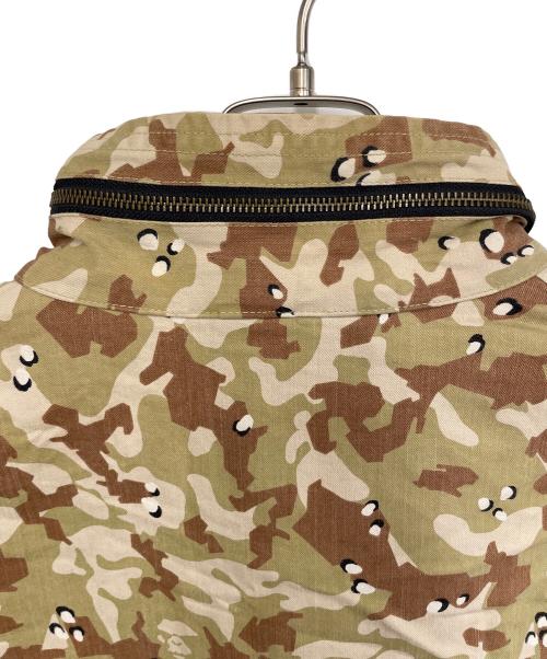 A BATHING APE（アベイシングエイプ）A BATHING APE (アベイシングエイプ) M-65ミリタリージャケット ベージュ×ブラウン サイズ:Lの古着・服飾アイテム