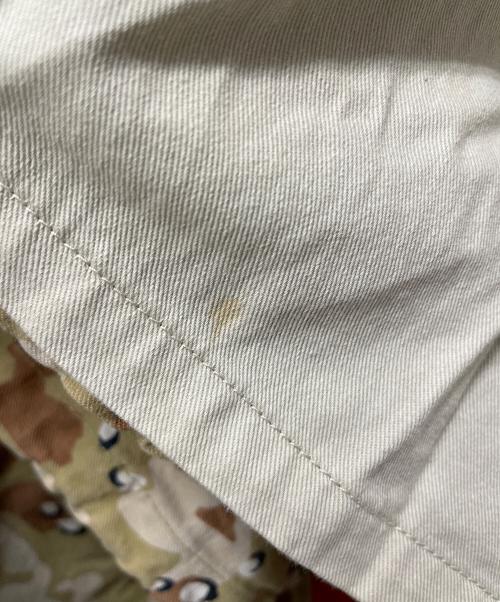 A BATHING APE（アベイシングエイプ）A BATHING APE (アベイシングエイプ) M-65ミリタリージャケット ベージュ×ブラウン サイズ:Lの古着・服飾アイテム