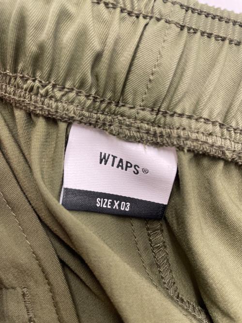 WTAPS（ダブルタップス）WTAPS (ダブルタップス) ナイロンイージーパンツ グリーン サイズ:03の古着・服飾アイテム