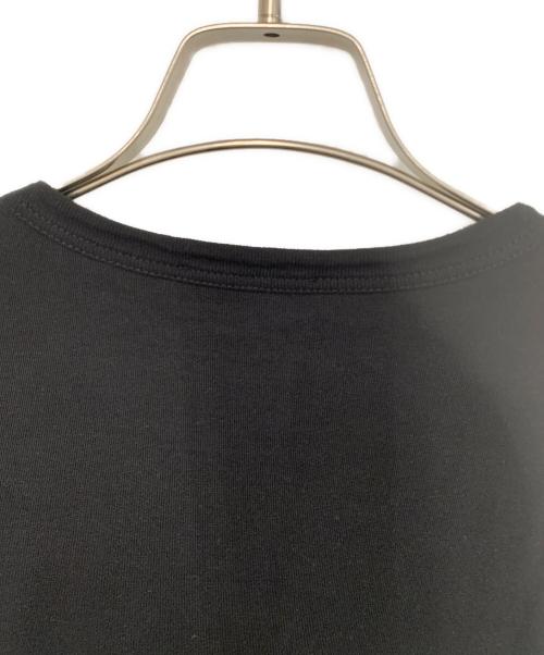 ALEXANDER McQUEEN（アレキサンダーマックイーン）ALEXANDER McQUEEN (アレキサンダーマックイーン) ZIP COTTON JERSEY T-SHIRT ブラック サイズ:Sの古着・服飾アイテム