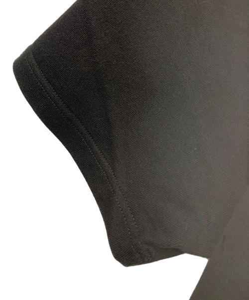 ALEXANDER McQUEEN（アレキサンダーマックイーン）ALEXANDER McQUEEN (アレキサンダーマックイーン) ZIP COTTON JERSEY T-SHIRT ブラック サイズ:Sの古着・服飾アイテム