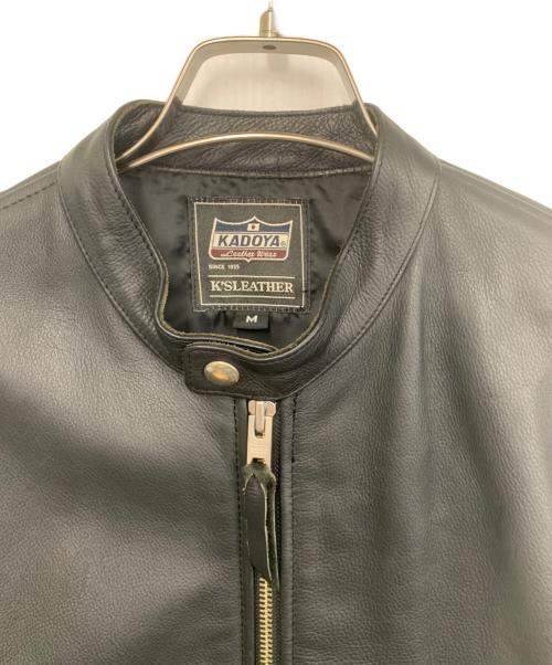 KADOYA（カドヤ）KADOYA (カドヤ) レザージャケット ブラック サイズ:Mの古着・服飾アイテム