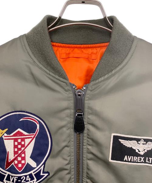 AVIREX（アヴィレックス）AVIREX (アヴィレックス) MA-1ジャケット オリーブ サイズ:Lの古着・服飾アイテム