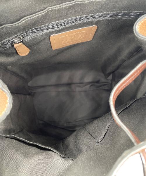 COACH（コーチ）COACH (コーチ) ハドソン カラーブロックバックパック ブラウンの古着・服飾アイテム