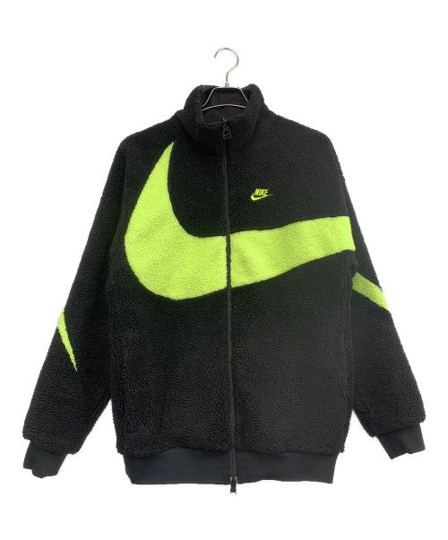 NIKE（ナイキ）NIKE (ナイキ) リバーシブルジャケット ブラック×グリーン サイズ:Sの古着・服飾アイテム