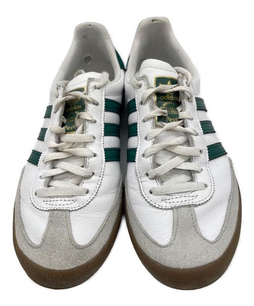 adidas（アディダス）adidas (アディダス) JEANS SHOES ホワイト×グリーン サイズ:24の古着・服飾アイテム