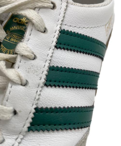 adidas（アディダス）adidas (アディダス) JEANS SHOES ホワイト×グリーン サイズ:24の古着・服飾アイテム