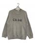 CELINE（セリーヌ）の古着「オーバーサイズクルーネックニット」｜グレー