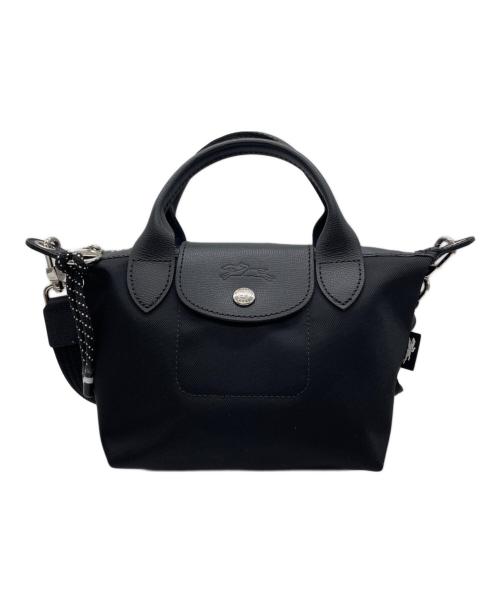 LONGCHAMP（ロンシャン）LONGCHAMP (ロンシャン) ル プリアージュ エナジー XS トップハンドルバッグ ブラックの古着・服飾アイテム