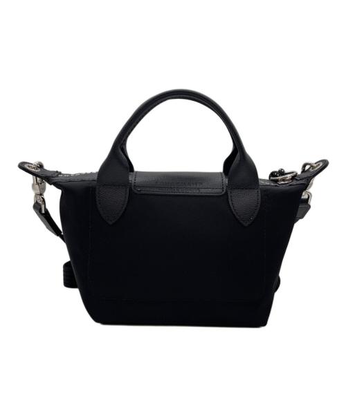 LONGCHAMP（ロンシャン）LONGCHAMP (ロンシャン) ル プリアージュ エナジー XS トップハンドルバッグ ブラックの古着・服飾アイテム