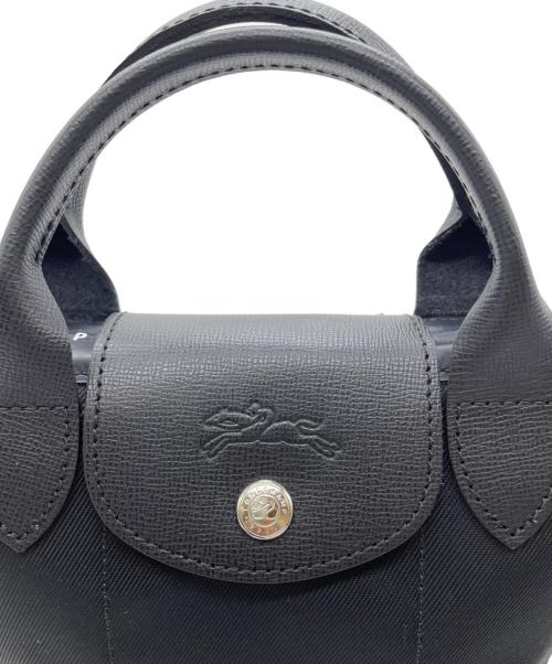 LONGCHAMP（ロンシャン）LONGCHAMP (ロンシャン) ル プリアージュ エナジー XS トップハンドルバッグ ブラックの古着・服飾アイテム