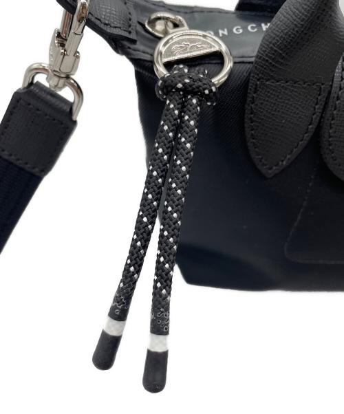 LONGCHAMP（ロンシャン）LONGCHAMP (ロンシャン) ル プリアージュ エナジー XS トップハンドルバッグ ブラックの古着・服飾アイテム