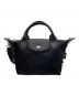 LONGCHAMP (ロンシャン) ル プリアージュ エナジー XS トップハンドルバッグ ブラック：17000円
