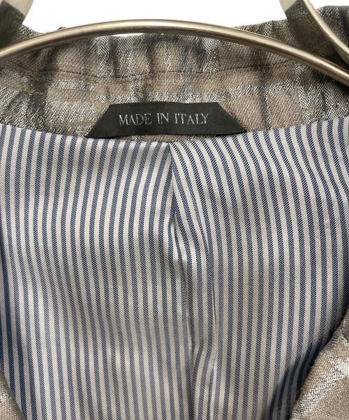 GIORGIO ARMANI（ジョルジオアルマーニ）GIORGIO ARMANI (ジョルジオアルマーニ) テーラードジャケット グレー サイズ:Lの古着・服飾アイテム