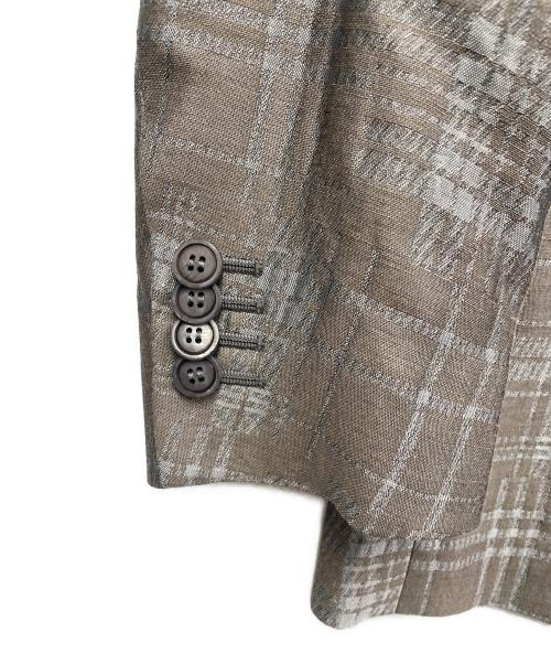GIORGIO ARMANI（ジョルジオアルマーニ）GIORGIO ARMANI (ジョルジオアルマーニ) テーラードジャケット グレー サイズ:Lの古着・服飾アイテム