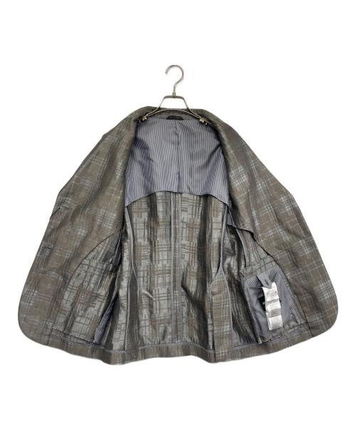 GIORGIO ARMANI（ジョルジオアルマーニ）GIORGIO ARMANI (ジョルジオアルマーニ) テーラードジャケット グレー サイズ:Lの古着・服飾アイテム