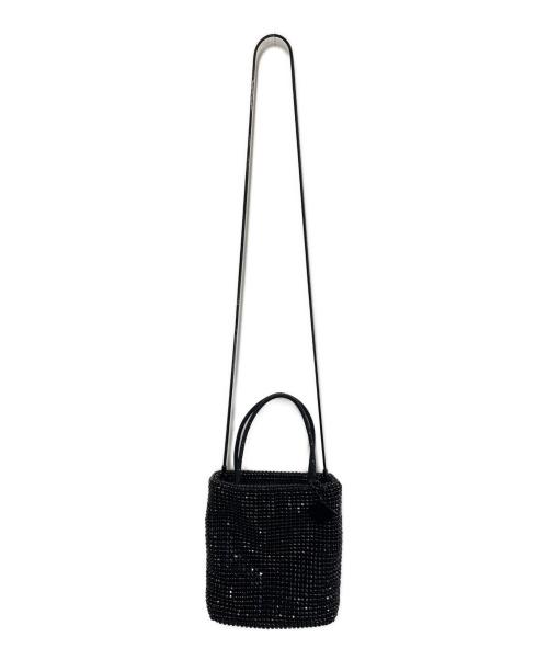 TORY BURCH（トリーバーチ）TORY BURCH (トリーバーチ) ナイト オウル クリスタル ミニトートバッグ ブラックの古着・服飾アイテム