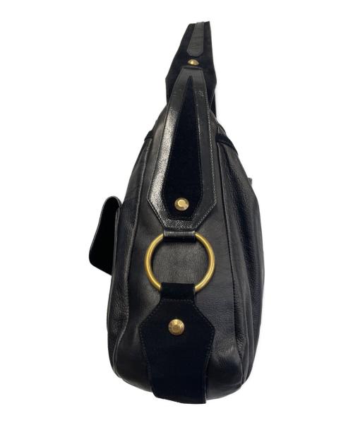 Yves Saint Laurent（イヴサンローラン）Yves Saint Laurent (イヴサンローラン) ショルダーバッグ ブラックの古着・服飾アイテム