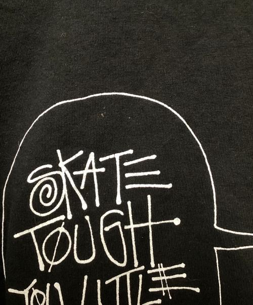 stussy（ステューシー）stussy (ステューシー) Skate Tough Tee ブラック サイズ:Lの古着・服飾アイテム