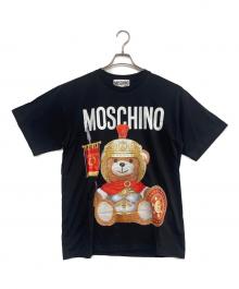 MOSCHINO（モスキーノ）の古着「プリントTシャツ」｜ブラック
