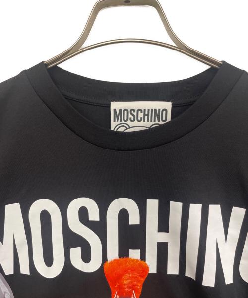 MOSCHINO（モスキーノ）MOSCHINO (モスキーノ) プリントTシャツ ブラック サイズ:Sの古着・服飾アイテム