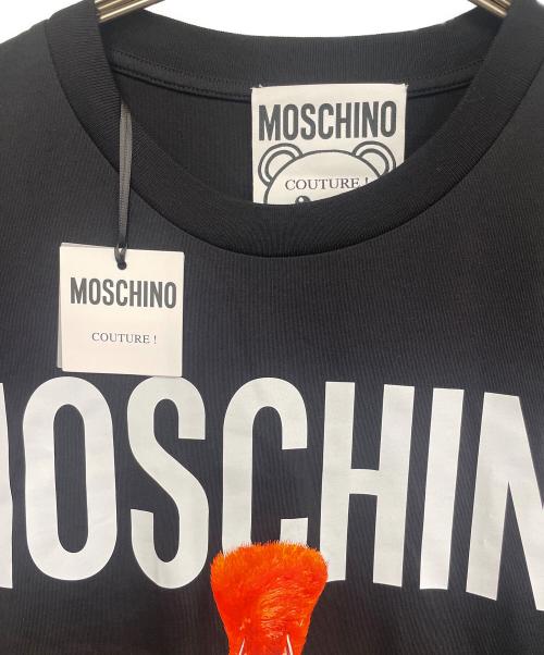 MOSCHINO（モスキーノ）MOSCHINO (モスキーノ) プリントTシャツ ブラック サイズ:Sの古着・服飾アイテム