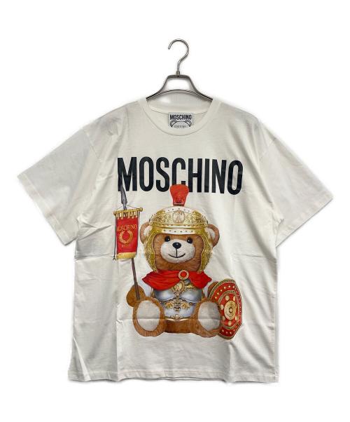 MOSCHINO（モスキーノ）MOSCHINO (モスキーノ) プリントTシャツ ホワイト サイズ:Lの古着・服飾アイテム