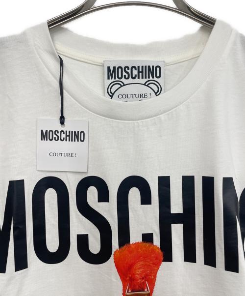 MOSCHINO（モスキーノ）MOSCHINO (モスキーノ) プリントTシャツ ホワイト サイズ:Lの古着・服飾アイテム