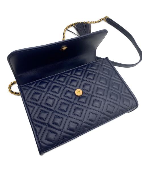 TORY BURCH（トリーバーチ）TORY BURCH (トリーバーチ) ショルダーバッグ ネイビーの古着・服飾アイテム