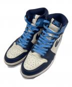 NIKEナイキ）の古着「Nike Air Jordan 1 Retro High OG」｜ホワイト×ネイビー×ブルー