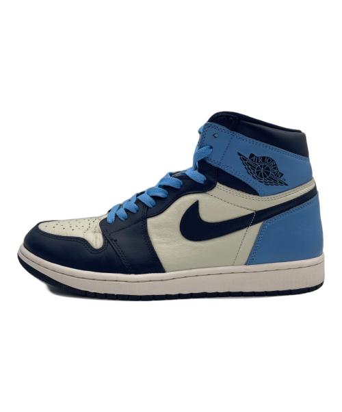 NIKE（ナイキ）NIKE (ナイキ) Nike Air Jordan 1 Retro High OG ホワイト×ネイビー×ブルー サイズ:29の古着・服飾アイテム