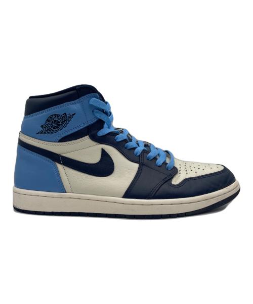 NIKE（ナイキ）NIKE (ナイキ) Nike Air Jordan 1 Retro High OG ホワイト×ネイビー×ブルー サイズ:29の古着・服飾アイテム