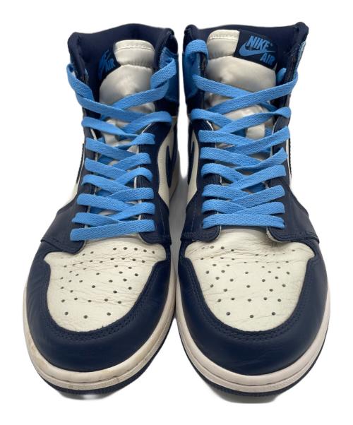 NIKE（ナイキ）NIKE (ナイキ) Nike Air Jordan 1 Retro High OG ホワイト×ネイビー×ブルー サイズ:29の古着・服飾アイテム