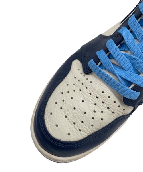 NIKE（ナイキ）NIKE (ナイキ) Nike Air Jordan 1 Retro High OG ホワイト×ネイビー×ブルー サイズ:29の古着・服飾アイテム