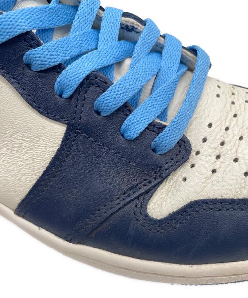 NIKE（ナイキ）NIKE (ナイキ) Nike Air Jordan 1 Retro High OG ホワイト×ネイビー×ブルー サイズ:29の古着・服飾アイテム