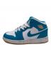 NIKE (ナイキ) GS Air Jordan 1 Mid Aqua ホワイト×ブルー サイズ:23：6000円