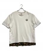 Aape BY A BATHING APEエーエイプ バイ アベイシングエイプ）の古着「半袖カットソー」｜ホワイト