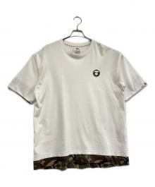 Aape BY A BATHING APE（エーエイプ バイ アベイシングエイプ）の古着「半袖カットソー」｜ホワイト