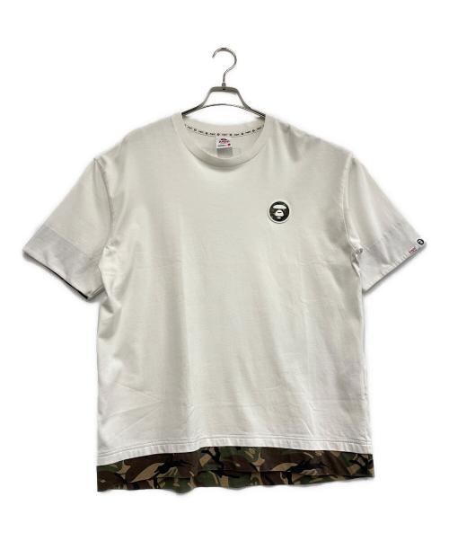 Aape BY A BATHING APE（エーエイプ バイ アベイシングエイプ）Aape BY A BATHING APE (エーエイプ バイ アベイシングエイプ) 半袖カットソー ホワイト サイズ:Lの古着・服飾アイテム