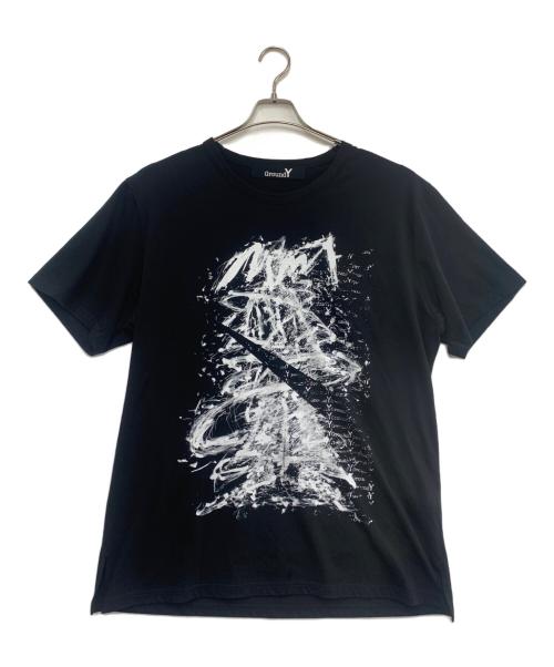 GROUND Y（グラウンドワイ）GROUND Y (グラウンドワイ) 半袖カットソー ブラック サイズ:3の古着・服飾アイテム