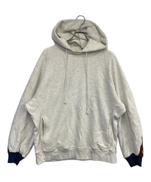 Champion（チャンピオン）Champion (チャンピオン) N.HOOLYWOOD (エヌ ハリウッド) REVERSE WEAVE HOODED SWEATSHIRT ホワイト サイズ:Lの古着・服飾アイテム